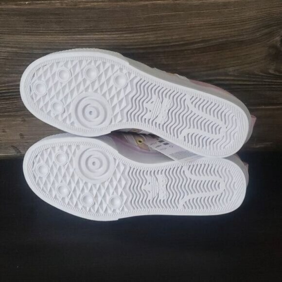 New Adidas Nizza Platforms Womens Shoes Size 7 Lilac Tie Dye Summer Festival - Picture 9 of 10